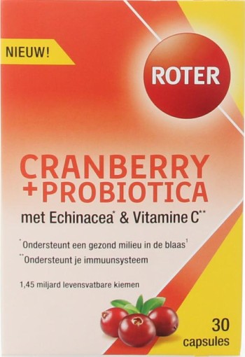 Roter Cranberry & probiotica 30 Capsules