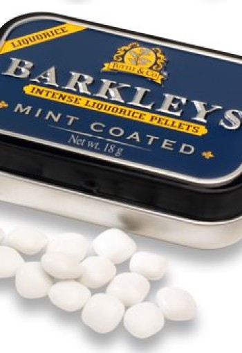 Barkleys Liquorice pellets mint coated (18 Gram)