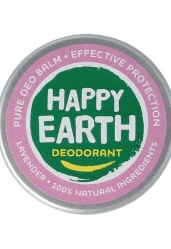 Happy Earth Pure deodorant balm lavender (45 Gram)