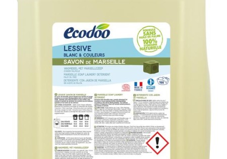 Ecodoo Wasmiddel vloeibaar Marseille zeep bio (5 Liter)