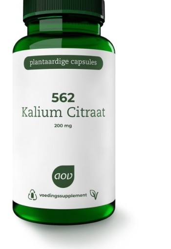 AOV 562 Kalium citraat 200mg (90 Vegetarische capsules)