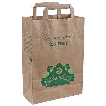 Spruyt Hillen Draagtas escupac boom 22 x 10 x 33cm (250 Stuks)