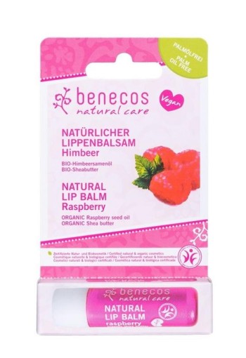 Benecos Natural lipbalm raspberry (4,7 Gram)