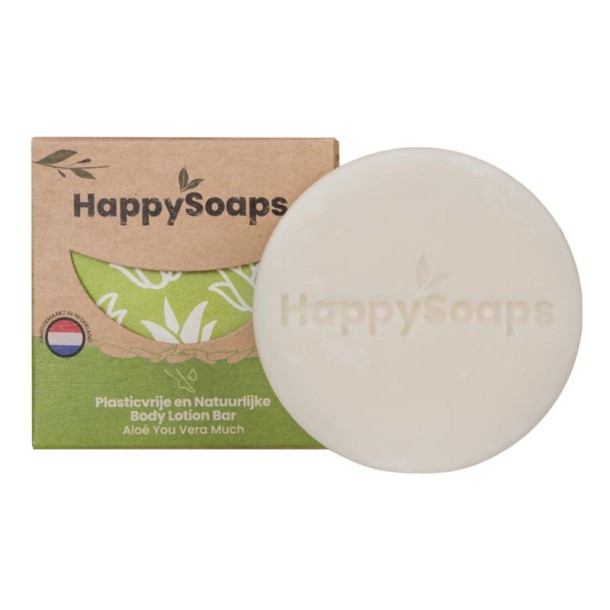 Happysoaps Bodylotion bar aloe you vera much (70 Gram)