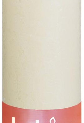 Bolsius Rustiekkaars shine 190/68 soft pearl (1 Stuks)