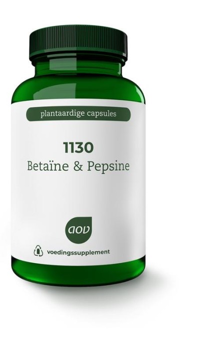 AOV 1130 Betaine pepsine (120 Vegetarische capsules)