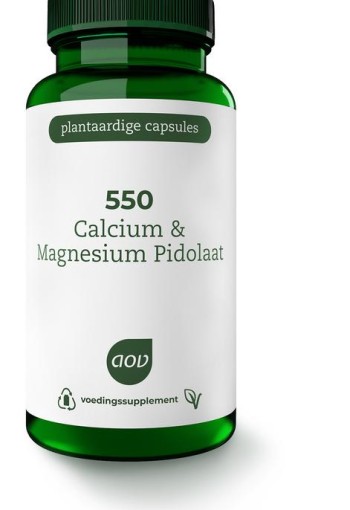AOV 550 Calcium magnesium pidolaat (90 Vegetarische capsules)