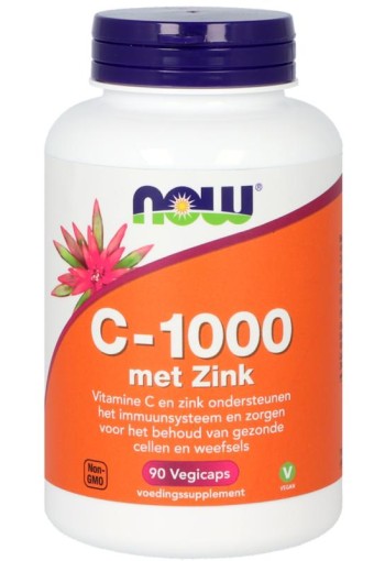 NOW C-1000 met Zink (90 Vegetarische capsules)