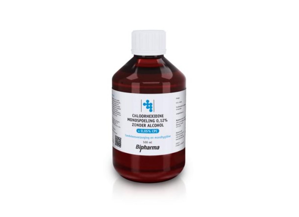 Bipharma Chloorhexidine mondspoeling 0.12% (500 Milliliter)