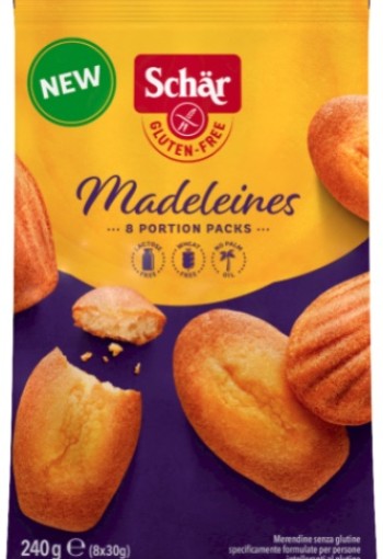 Dr Schar Madeleines classic glutenvrij (240 Gram)
