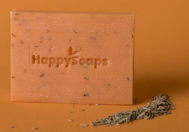 Happysoaps Body bar arganolie en rozemarijn (100 Gram)