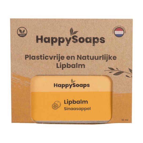 Happysoaps Lipbalm sinaasappel (10 Gram)