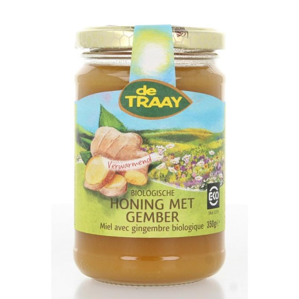 Traay Honing met gember bio (350 Gram)