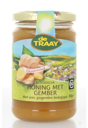 Traay Honing met gember bio (350 Gram)