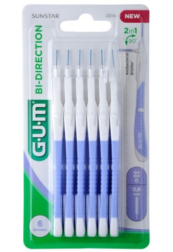 GUM Bi-direction 0.6mm (6 Stuks)