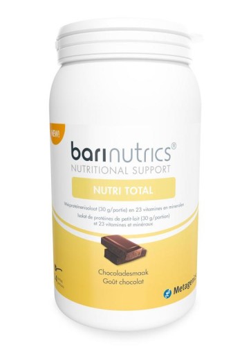 Barinutrics Nutri total chocolate 14 porties (795 Gram)