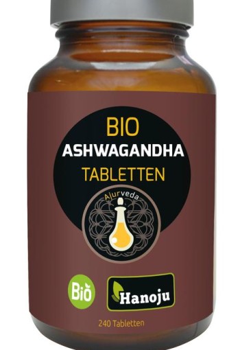 Hanoju Ashwagandha organic 500mg (240 Tabletten)
