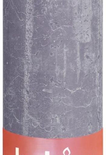 Bolsius Rustiekkaars shine 190/68 frosted lavender (1 Stuks)