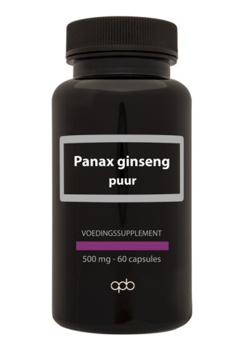 Apb Holland Koreaanse ginseng puur 500mg (60 Vegetarische capsules)