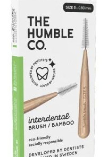 The Humble Co Interdental borstel 0.80 mm groen (6 Stuks)