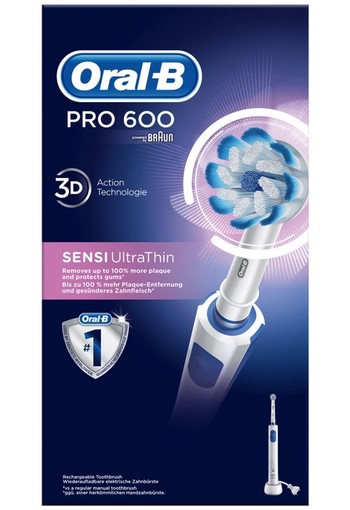 Oral-B PRO Pro 600 Sensi-Clean Elektrische Tandenborstel