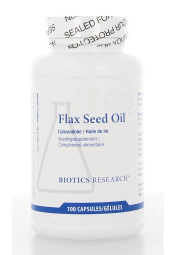 Biotics Lijnzaad/flax seed oil (100 Softgels)