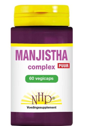 NHP Manjistha complex puur (60 Vegetarische capsules)