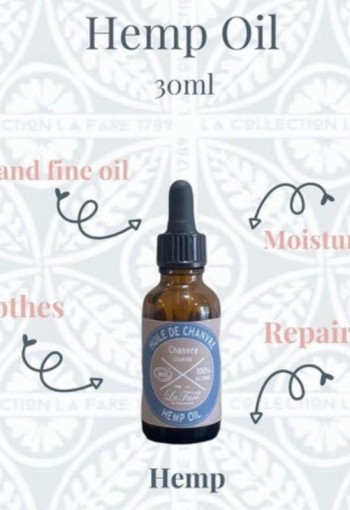 La Fare 1789 Natural organic hemp oil (30 Milliliter)