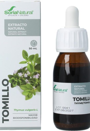 Soria Natural Thymus vulgaris XXI extract (50 Milliliter)