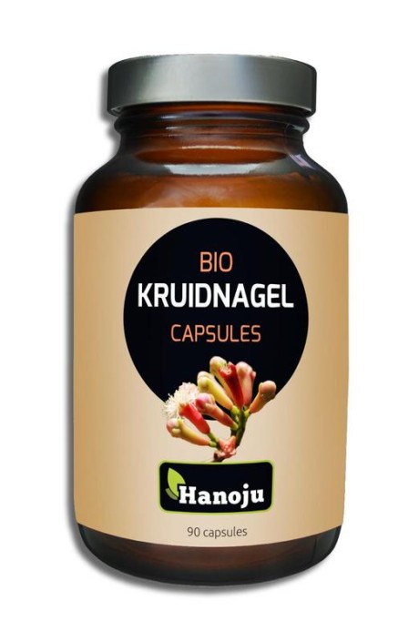 Hanoju Bio kruidnagelpoeder 500mg (90 Capsules)