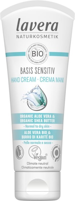 Lavera Basis Sensitiv handcreme/handcream bio (75 Milliliter)