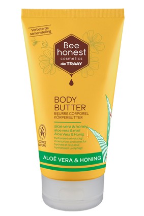 Traay Bee Honest Bodybutter aloe vera & honing (150 Milliliter)
