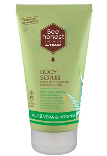 Traay Bee Honest Bodyscrub aloe vera & honing (150 Milliliter)