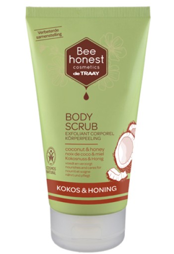 Traay Bee Honest Bodyscrub kokos & honing (150 Milliliter)