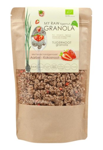 Vitiv Tijgernoot granola aardbei/kokosnoot bio (230 Gram)