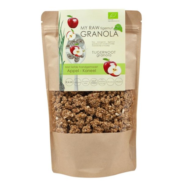 Vitiv Tijgernoot granola appel kaneel bio (230 Gram)