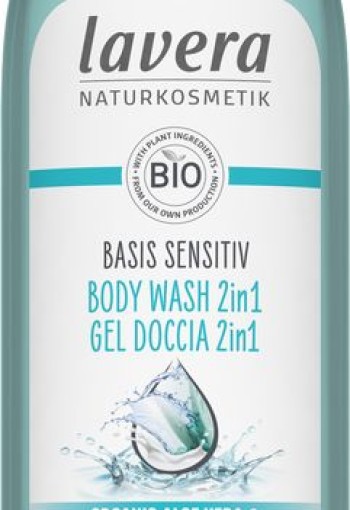 Lavera Basis Sensitiv douchegel/body wash 2-in-1 (250 Milliliter)