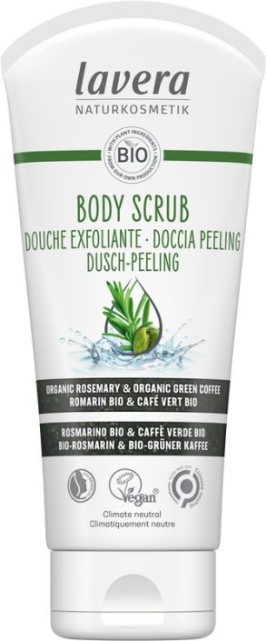 Lavera Body scrub/douche exfoliante bio (200 Milliliter)