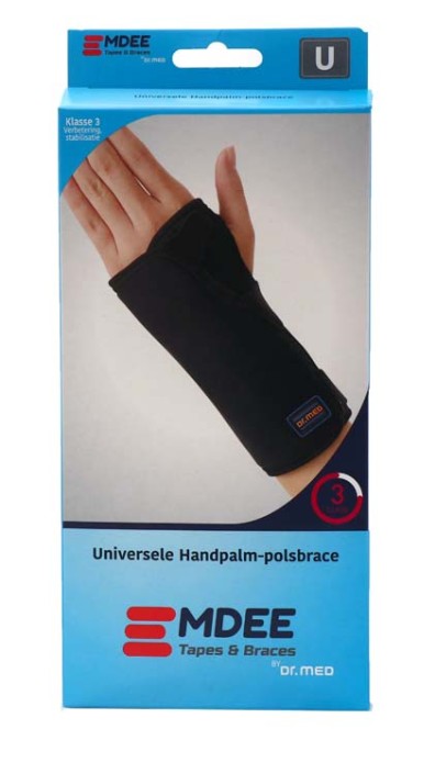 Emdee Pols dubbel support zwart (1 Stuks)