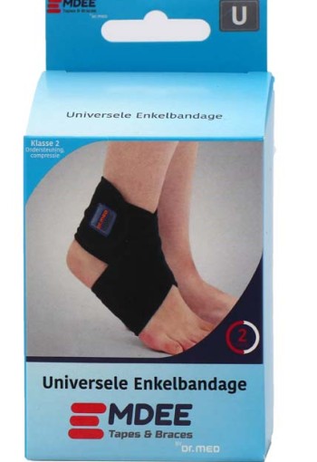 Emdee Enkel supportband blauw (1 Stuks)