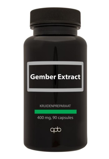 Apb Holland Gember extract puur forte 400mg (90 Vegetarische capsules)