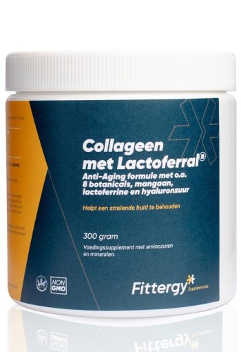 Fittergy Collageen met lactoferral (300 Gram)