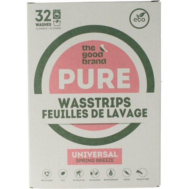 The Good Brand Wasstrips (32 Stuks)