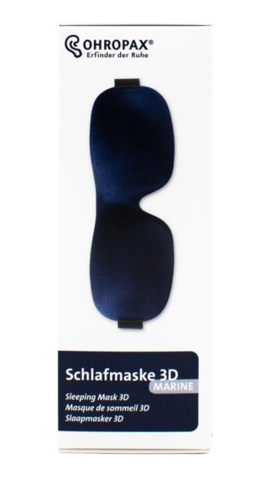 Ohropax Slaapmasker blauw geweven (1 Stuks)