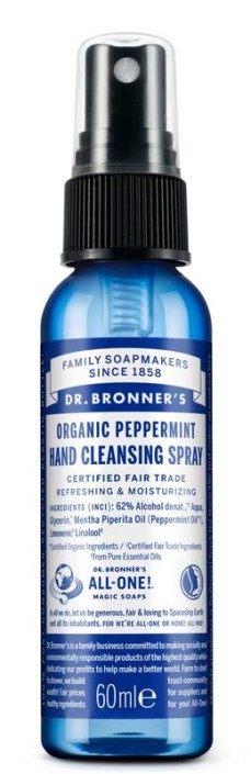 Dr Bronners Handspray pepermunt (60 Milliliter)