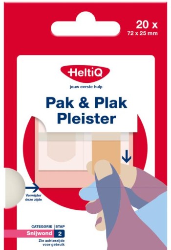 Heltiq Pak & plak textiel (20 Stuks)