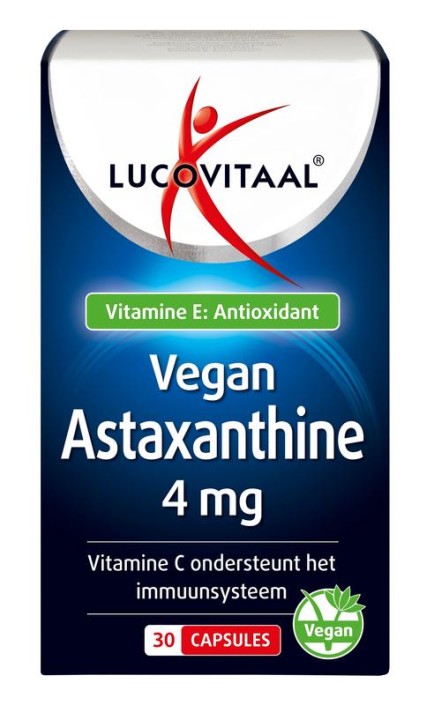 Lucovitaal Astaxanthine 4mg vegan (30 Capsules)