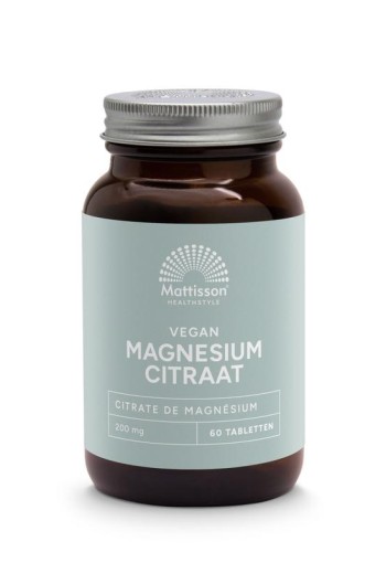 Mattisson Magnesium citraat 200mg (60 Tabletten)
