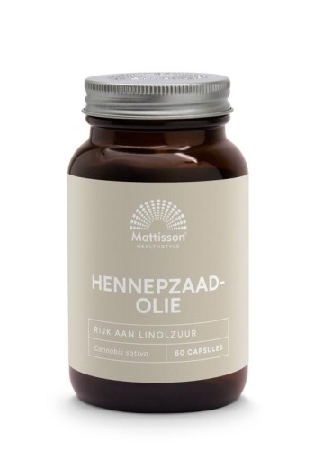 Mattisson Hennepzaadolie 1000mg (60 Capsules)