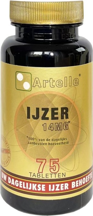 Artelle IJzer 14mg (75 Tabletten)